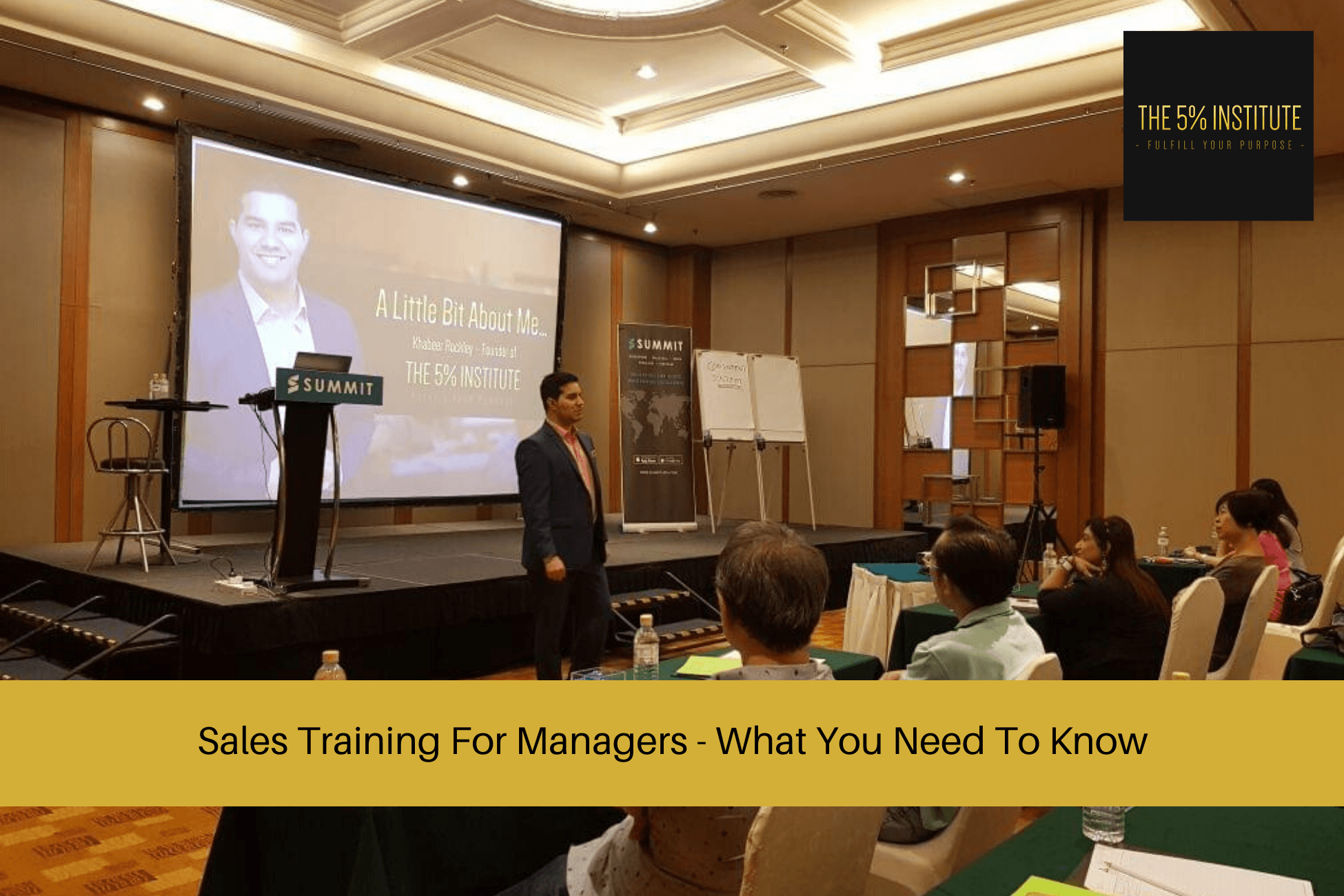 sales training for managers